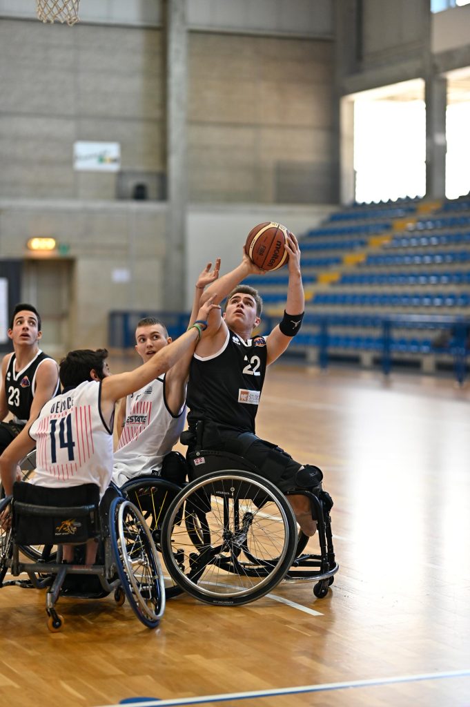 Fotografo per eventi sportivi Italia basket carrozzina